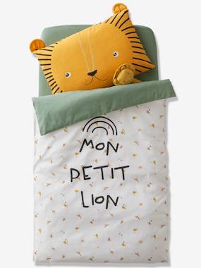 Bedding & Decor-Baby Bedding-Duvet Cover for Babies, "Mon petit lion" Theme