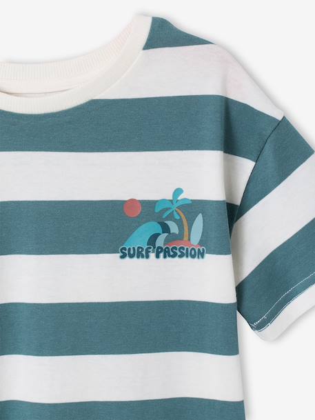 VERTBAUDET Pull Garçon à Larges Rayures Maille Fine - Confortable Et Stylé