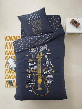 Bedding & Decor-Child's Bedding-Duvet Covers-Children's Duvet Cover + Pillowcase Set, ROCK STAR