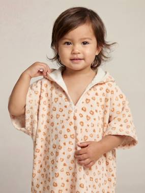 Baby Animals Bath Poncho, with Recycled Cotton  - vertbaudet enfant