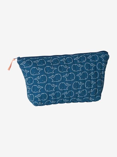 Trousse De Toilette Enfant Bleu Baleines Puericulture