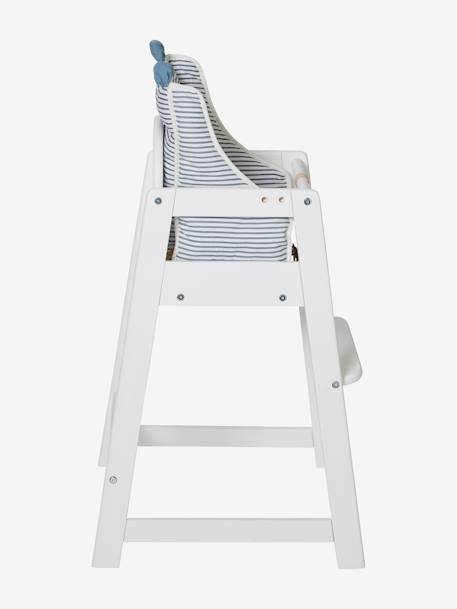 VERTBAUDET High Chair Cushion Blue Stripes+ecru+mustard+White - vertbaudet enfant 