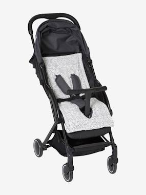 -Reversible Dual Fabric Cover for Pushchair Seat
