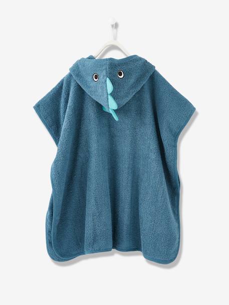 Poncho De Bain Enfant Dino Oeko Tex Bleu Canard Linge De Lit Deco Poncho De Bain Enfant Dino Oeko Tex Bleu Canard Linge De Lit Deco