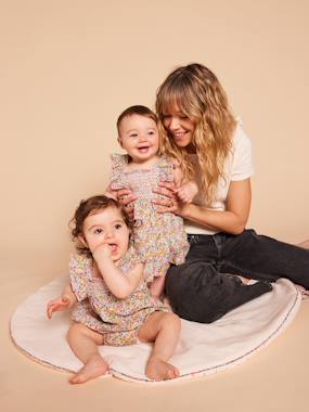 Baby-Baby dress with matching organic cotton knickers