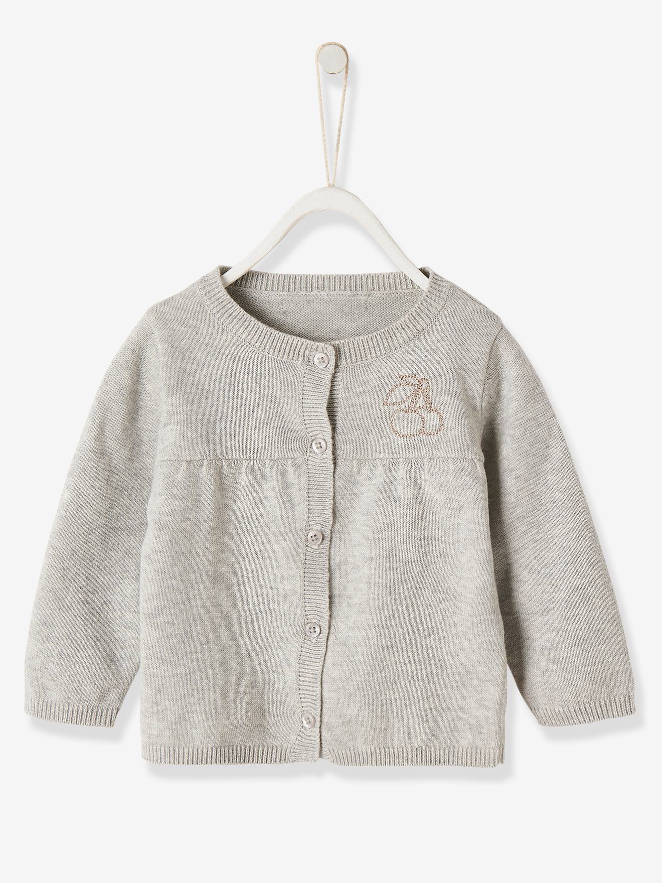 baby girls black cardigan