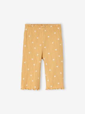 Girl's wide-leg jersey trousers  - vertbaudet enfant