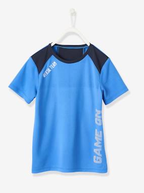 Garçon-Collection sport-T-shirt de sport garçon matière technique effet colorblock