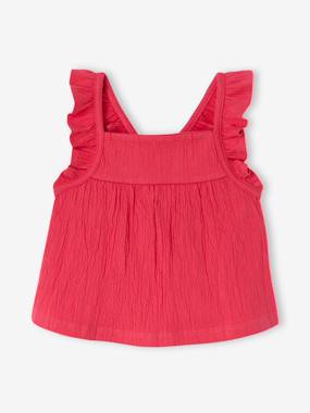 Girl's sleeveless t-shirt  - vertbaudet enfant