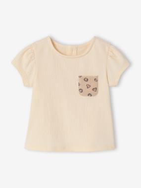 Girl's short-sleeved T-shirt  - vertbaudet enfant