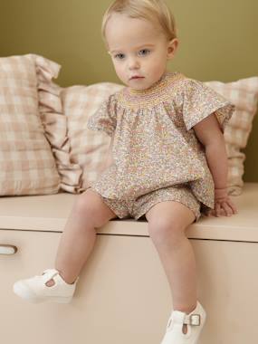 Girl's set blouse + short  - vertbaudet enfant