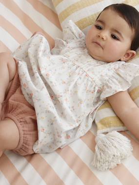 Baby girl's short-sleeved dress  - vertbaudet enfant