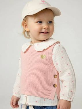 Sleeveless jumper for babies  - vertbaudet enfant