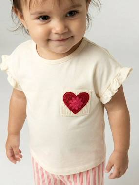 Girl's short-sleeved T-shirt  - vertbaudet enfant