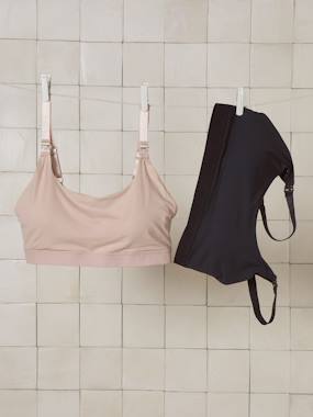 Maternity-Lingerie-Pack of 2 nursing clothes bras
