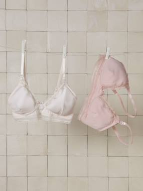 Maternity-Lingerie-2 Wireless Nursing Bras in Organic Cotton