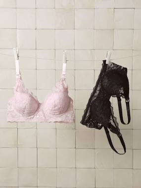 Maternity-Lingerie-Pack of 2 lace nursing bras