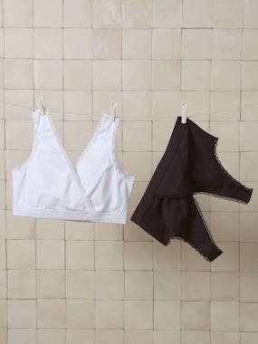 Maternity-Lingerie-Pack of 2 girls bras nursing bra