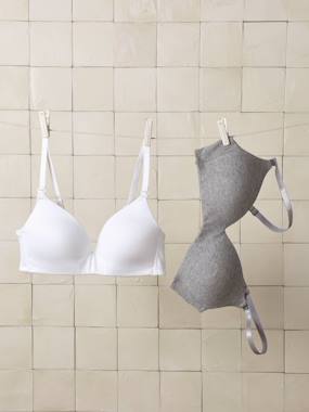 Maternity-Lingerie-Pack of 2 organic cotton nursing bras