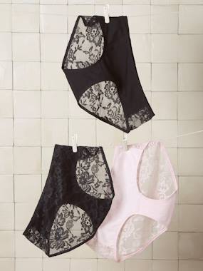 Huixin Maternity Lace Safety Pants - Shorty Dentelle Grossesse Confortable Vintage