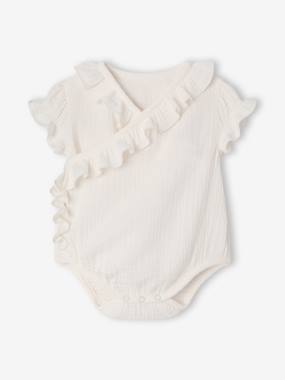 Baby girls' short-sleeved bodysuit  - vertbaudet enfant
