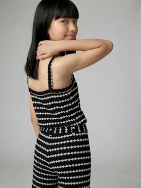 Fille-Débardeur en maille fantaisie fille