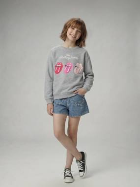 Fille-Short-Short denim 
