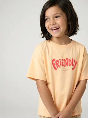 -Short-sleeved printed T-shirt for girls 