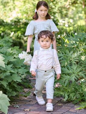 -Trousers with Removable Braces for Babies 