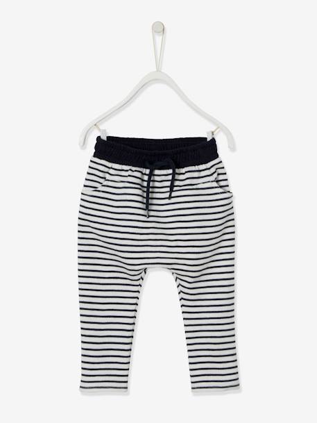 Pantalon Molleton Bebe Garcon Encre Raye Bebe Pantalon Molleton Bebe Garcon Encre Raye Bebe