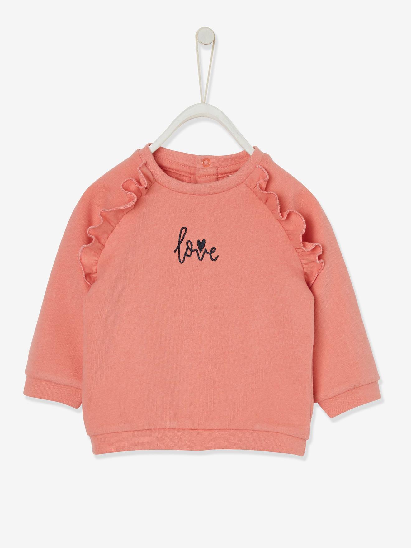 girls orange sweatshirt