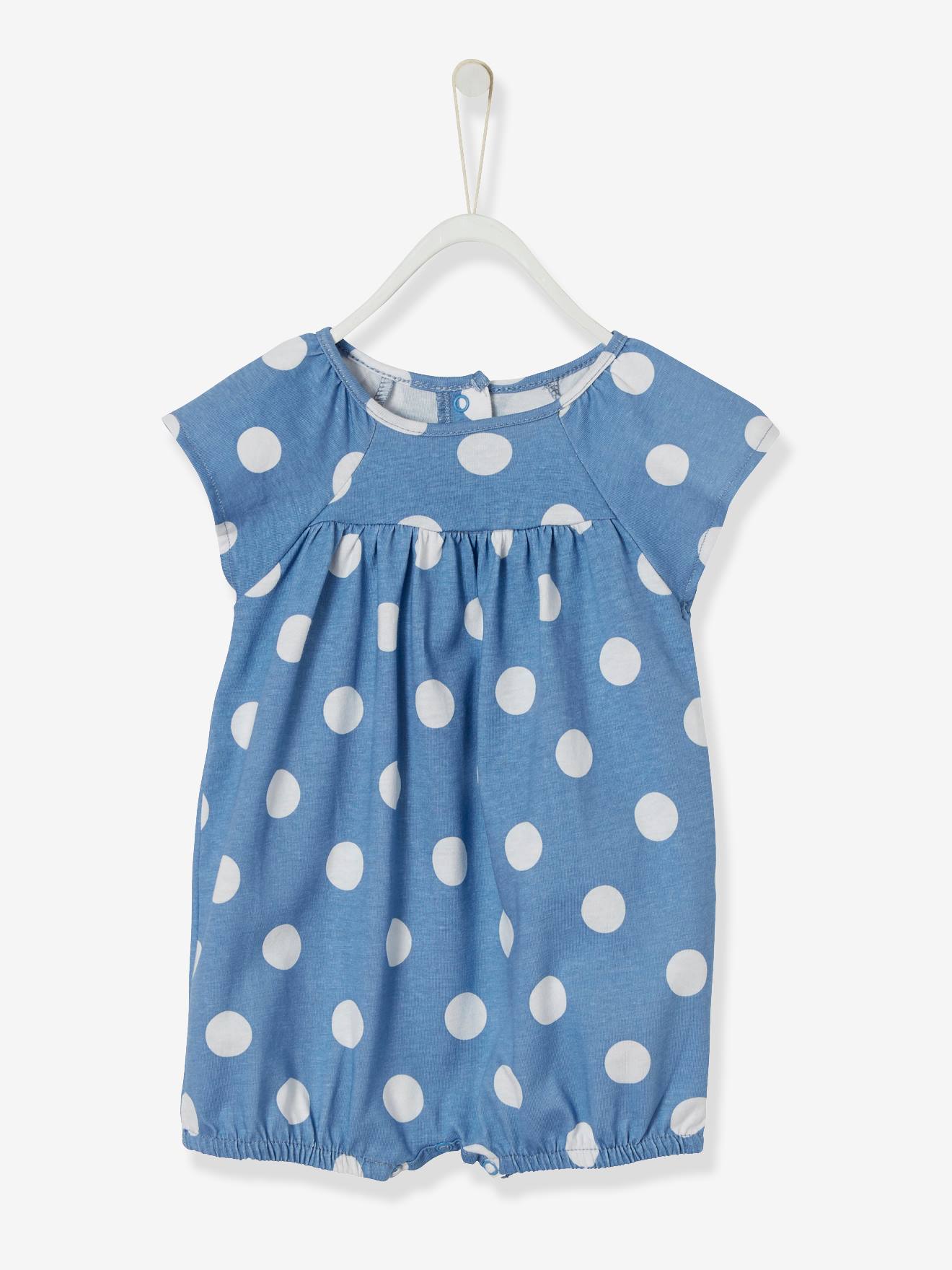 girls blue playsuit