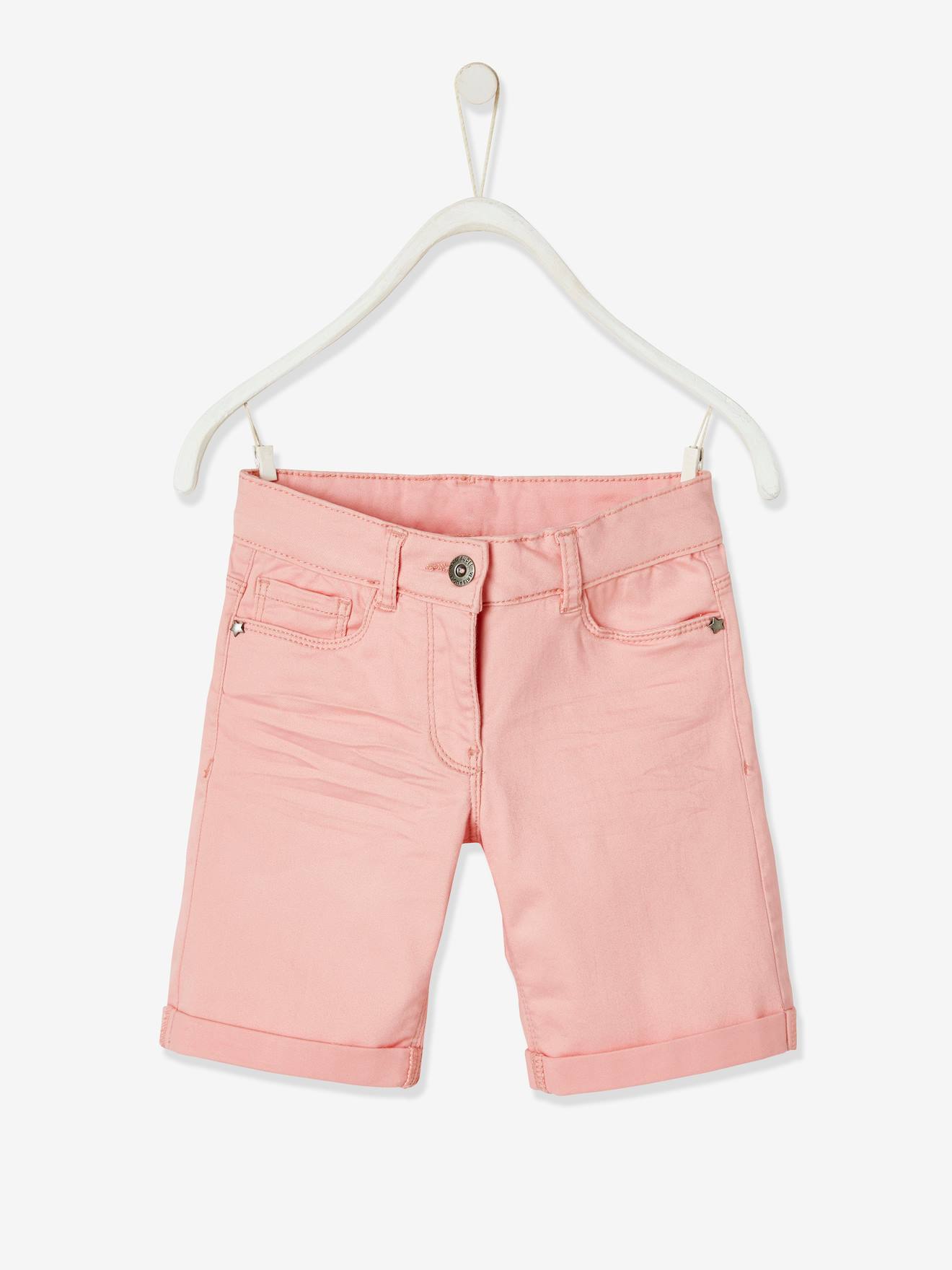 light pink bermuda shorts