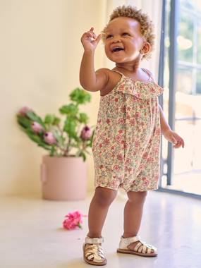 Girl's playsuit with thin straps  - vertbaudet enfant