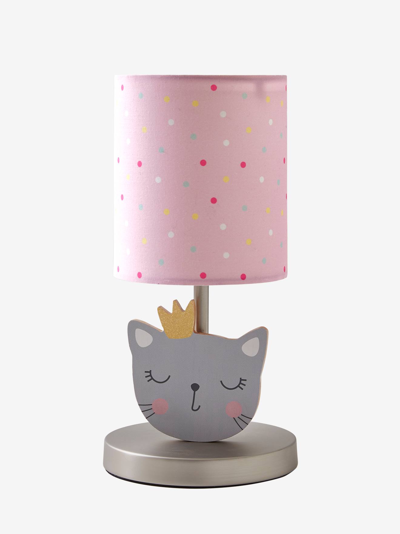 Lampe De Chevet Princesse Chat Rose Linge De Lit Deco