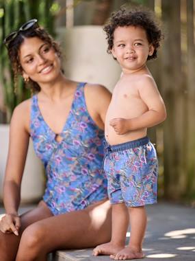 Bébé-Maillot de bain, accessoires de plage-Short de bain bébé garçon capsule Liberty