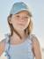 Casquette enfant fille coeur brodé bleu pâle+rose pâle+vert d'eau - vertbaudet enfant 
