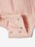 Body bébé personnalisable en gaze de coton ouverture naissance rose saumon clair - vertbaudet enfant 