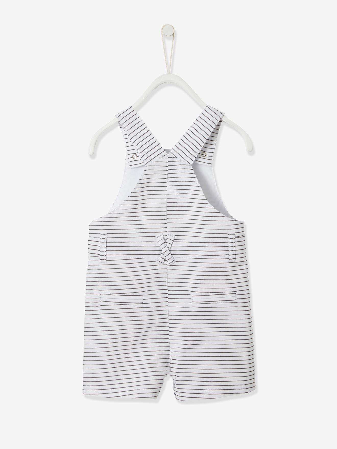 white dungarees baby