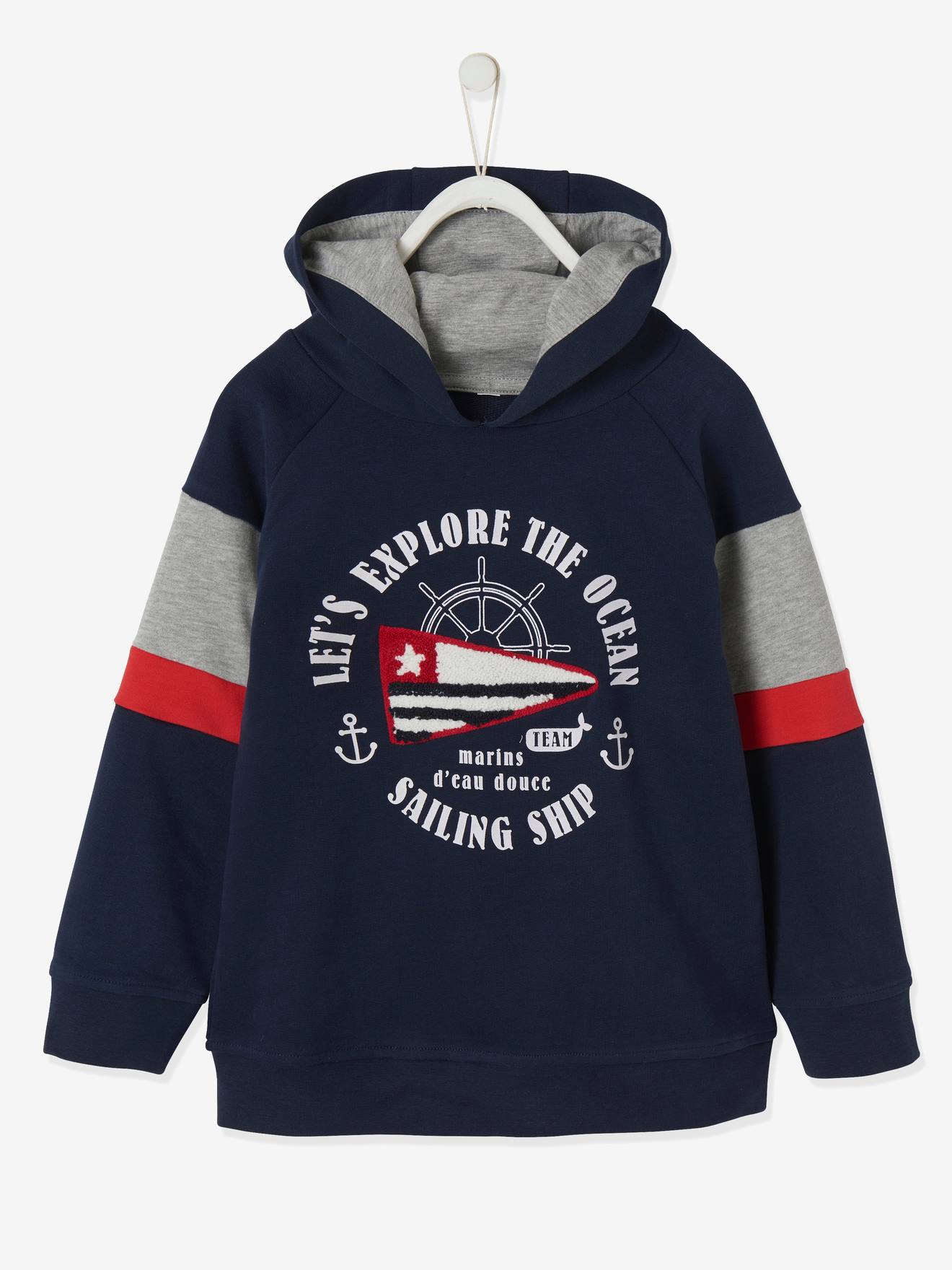 boys blue sweatshirt