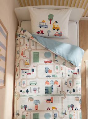 -Magicouette CIRCUIT VOITURE bedding set, with recycled cotton