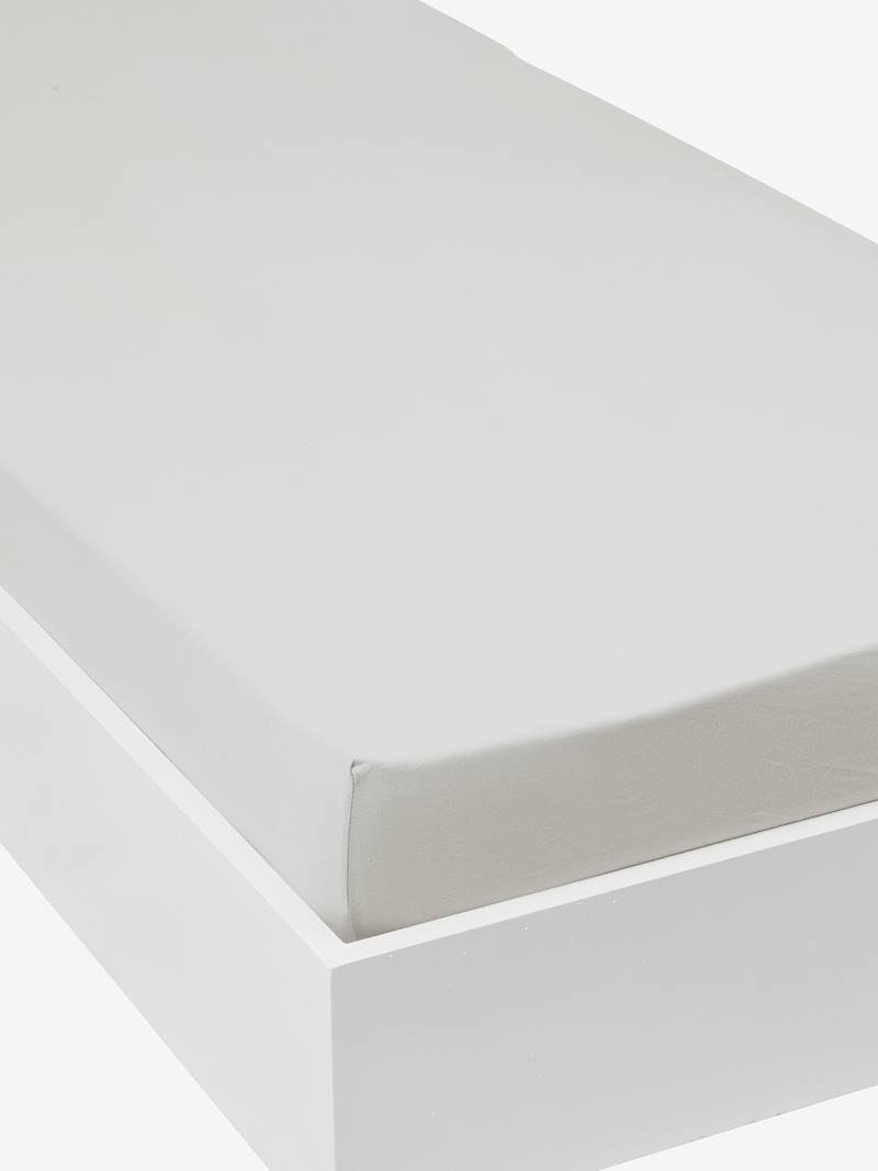 Children's Plain Colour Stretch Jersey Knit Fitted Sheet blue