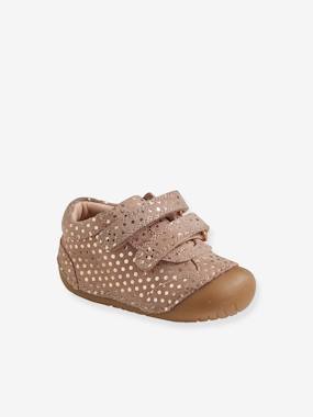 Shoes-Baby Footwear-Leather Pram Shoes, for Baby Girls
