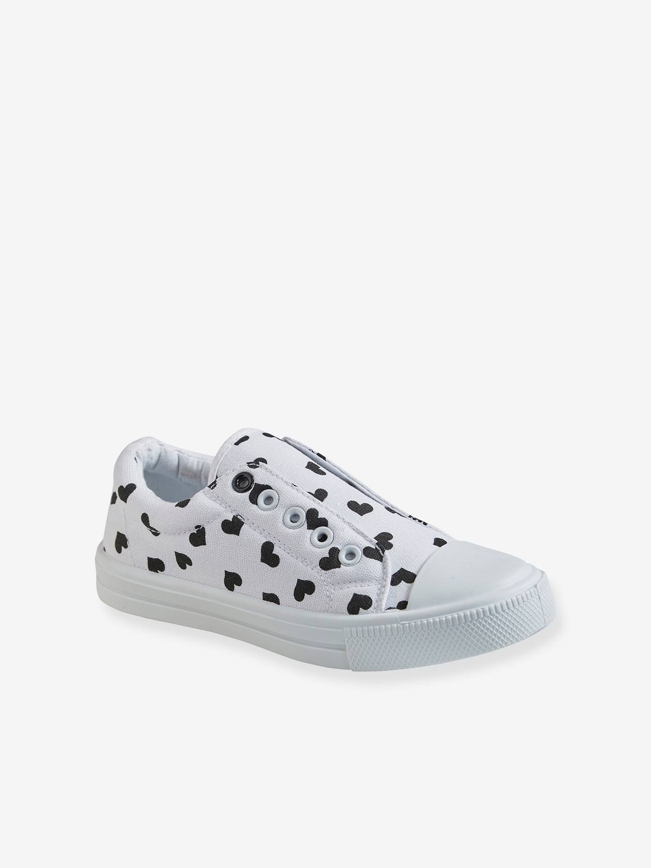 girls canvas trainers