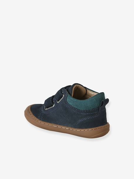 Chaussures premiers pas bébé velcro beige+bleu+bleu électrique+bleu océan+chocolat+lot beige+lot marron+lot vert+marron+ocre+vert+vert sauge - vertbaudet enfant 