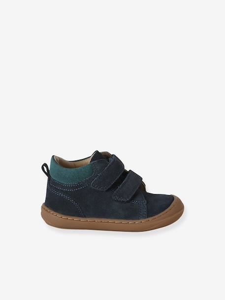 Chaussures premiers pas bébé velcro beige+bleu+bleu électrique+bleu océan+chocolat+lot beige+lot marron+lot vert+marron+ocre+vert+vert sauge - vertbaudet enfant 