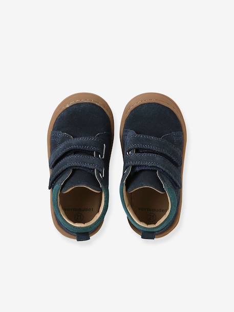 Chaussures premiers pas bébé velcro beige+bleu+bleu électrique+bleu océan+chocolat+lot beige+lot marron+lot vert+marron+ocre+vert+vert sauge - vertbaudet enfant 