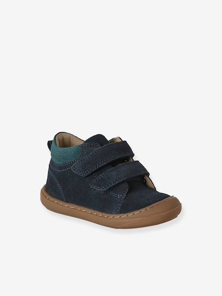 Chaussures premiers pas bébé velcro beige+bleu+bleu électrique+bleu océan+chocolat+lot beige+lot marron+lot vert+marron+ocre+vert+vert sauge - vertbaudet enfant 