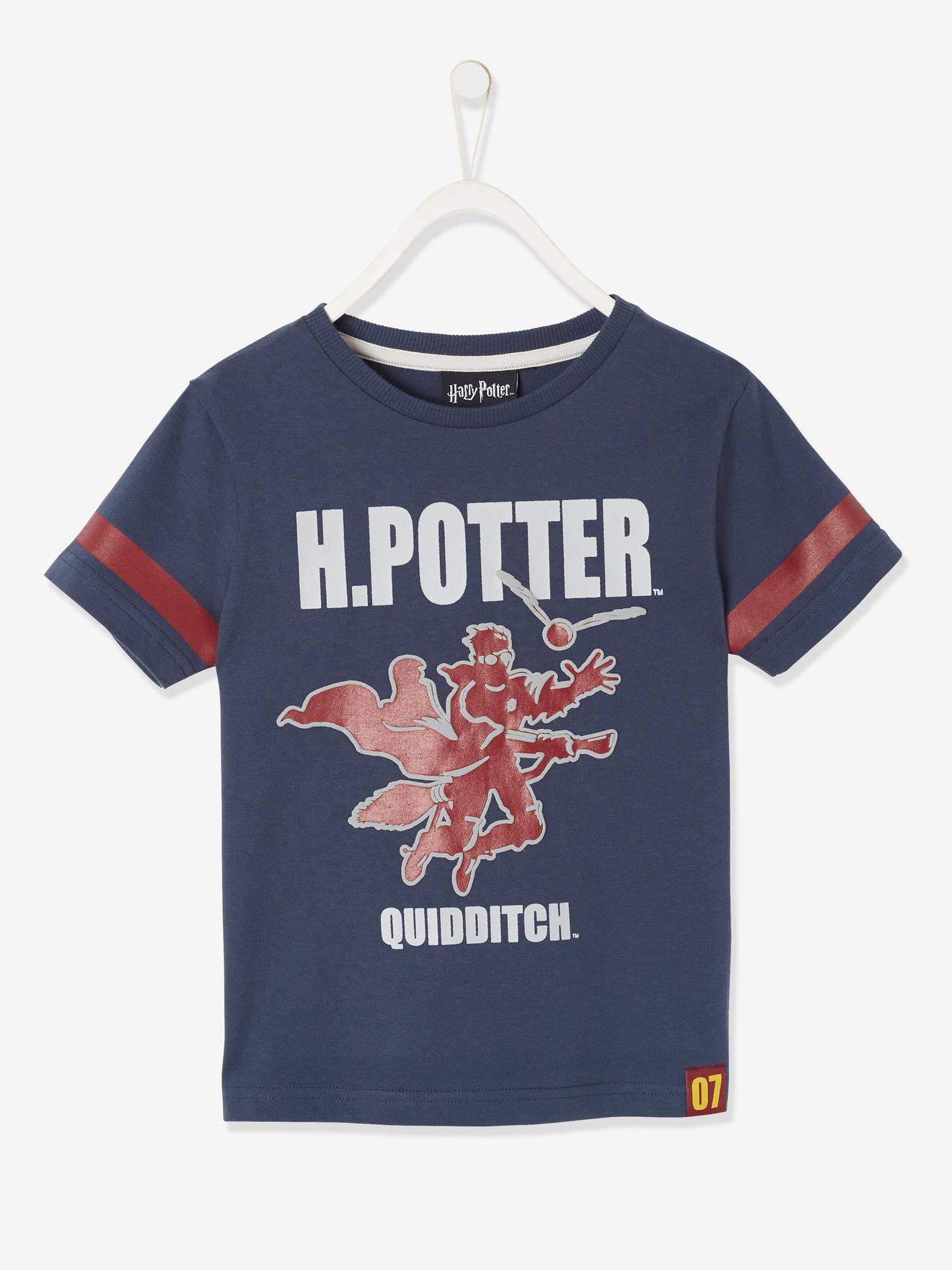 Harry Potter® T Shirt For Boys Blue Dark Solid With Design Boys