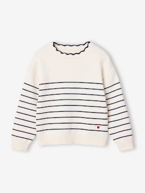 -Pull fille manches longues